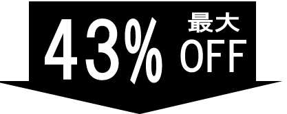 43%off