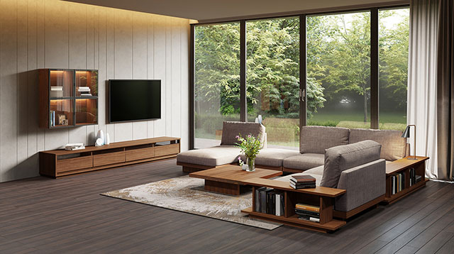 【匿名配送】アカセ木工　マスターウォール　天然木オーダーテレビボード　TVボード MasterWalマスターウォール アカセ木工 ALMA アルマ AVボード